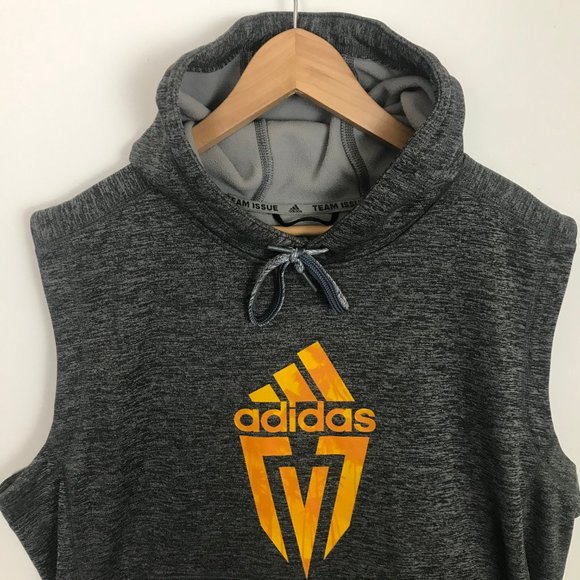adidas Other - Adidas Clima Warm Men XL Gray Hoodie Sleeveless